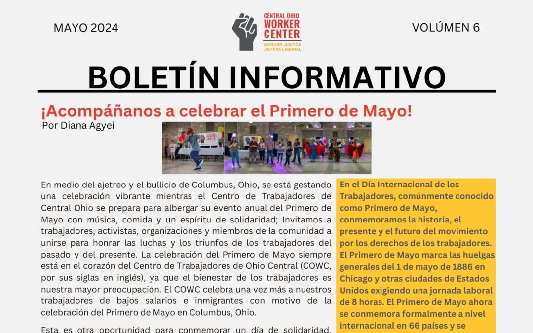 Boletín Informativo Mayo 2024